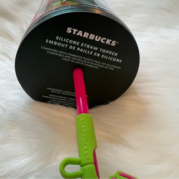 STARBUCKS | 2023 Green Gift Wrap Ribbon & Ornaments Straw Topper Tumbler - Picture 5 of 8